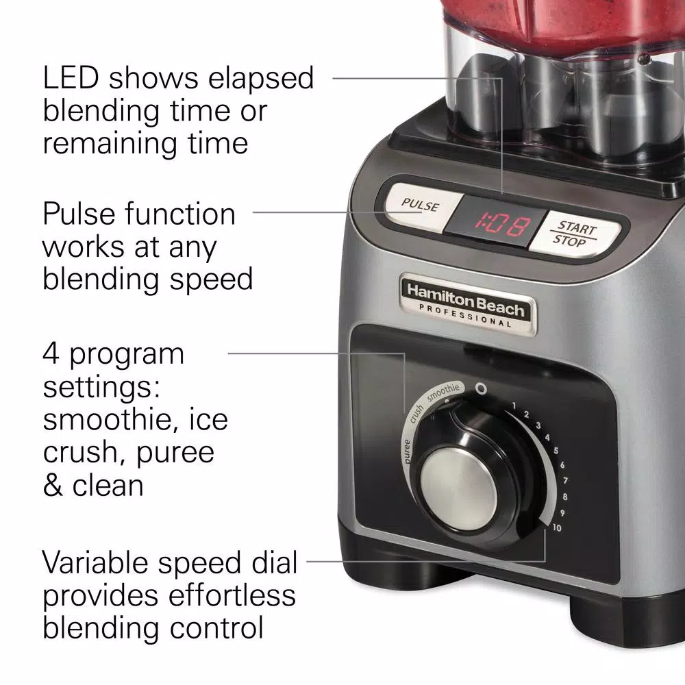 Blenders Hamilton Beach Professional Blender With Programs - Image 3