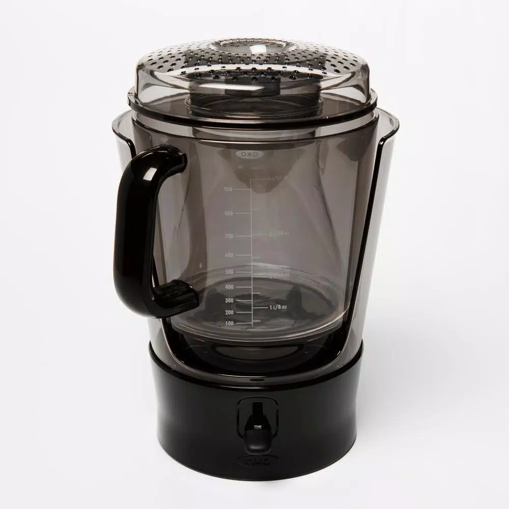 Coffee Makers OXO Good Grips 4-Cup Gray Cold Brew Drip Coffee Maker With Filter - Image 12