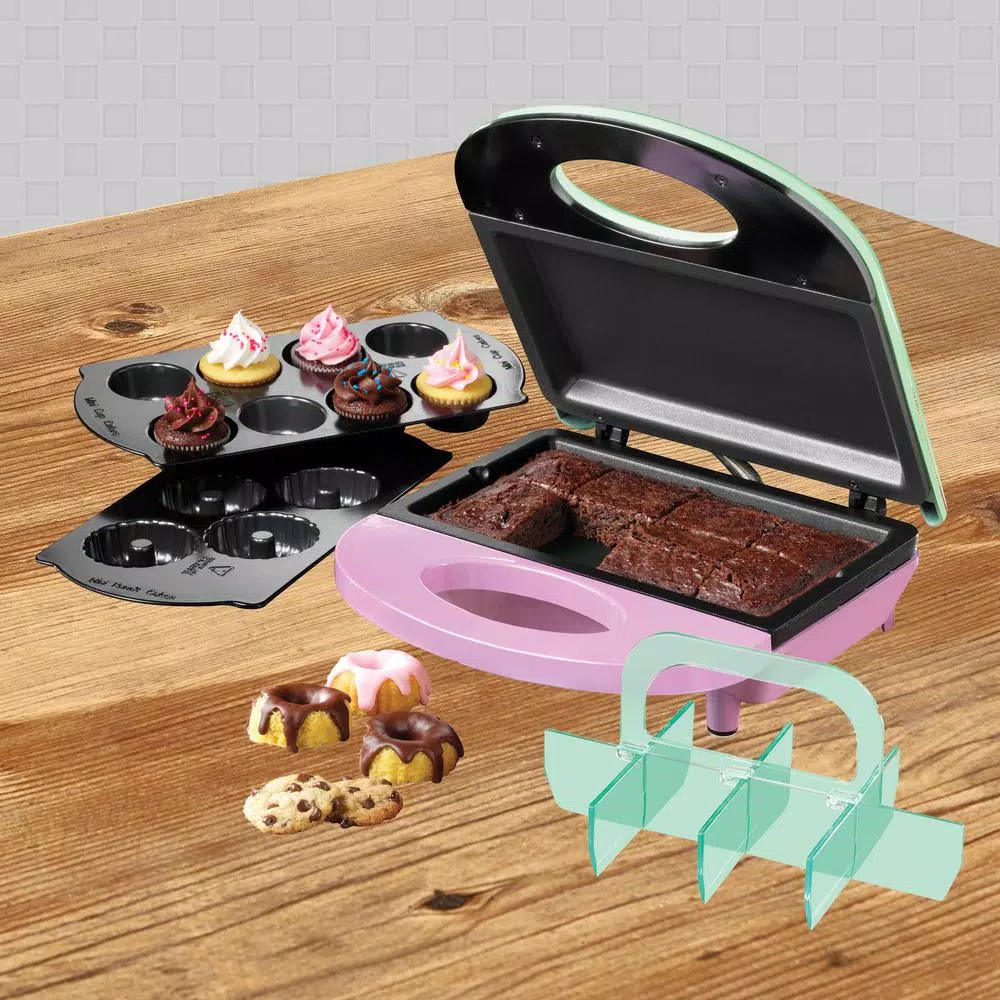 Dessert Makers Nostalgia 800 W Green/Pink 4-In-1 Bakery Bites Express - Image 2
