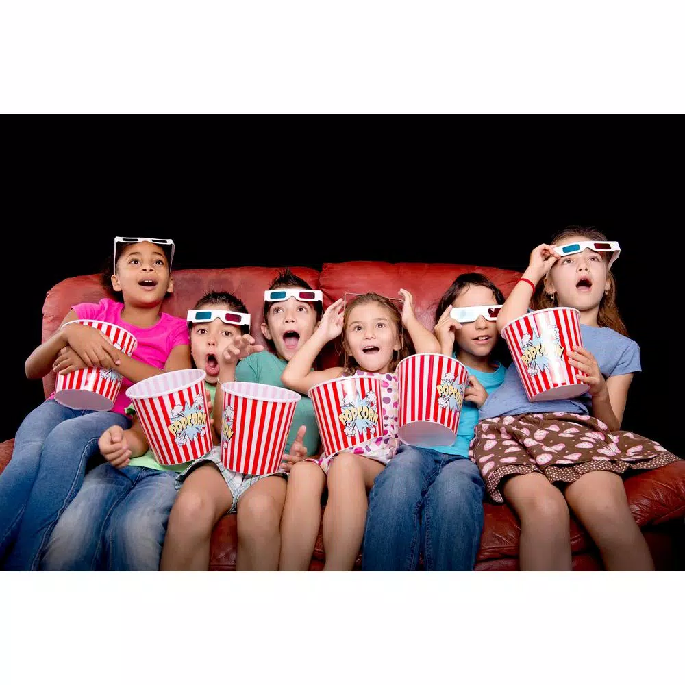 Popcorn Machines Nostalgia 600 W 8 Oz. Ivory Popcorn Machine With Cart And Snack Dispenser - Image 7