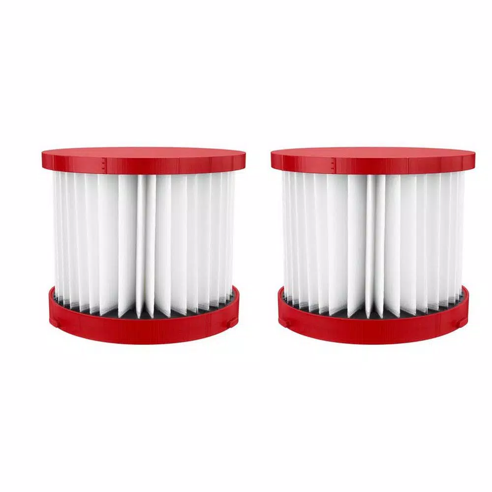 Vacuum Parts Milwaukee M18 Wet/Dry HEPA Filter (2-Pack)