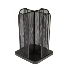 Coffee Makers Mind Reader Cup And Lid Carousel Holder Organizer, Cup Dispenser Black Metal Mesh