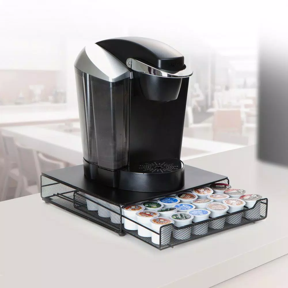 Coffee Makers Mind Reader Bam 36-Capacity Metal Mesh Coffee Pod Drawer In Black - Image 6