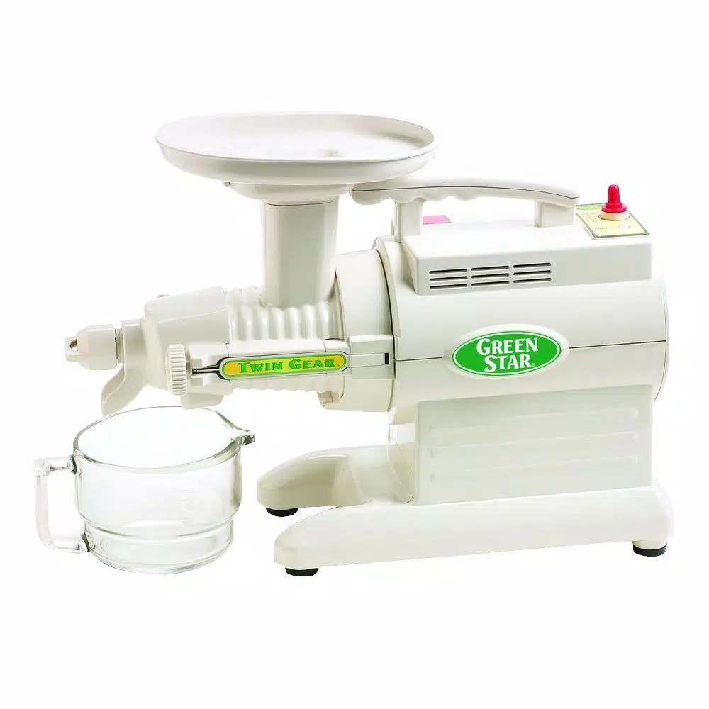 Juicers Tribest Greenstar Original 24 Fl. Oz. White Cold Press Juicer