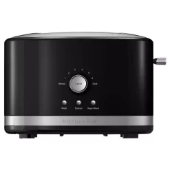 Toasters KitchenAid 2-Slice Onyx Black Wide Slot Toaster With Crumb Tray