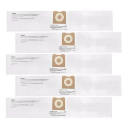 Vacuum Parts POWERTEC 3 Gal. To 4.5 Gal. High Efficiency Filter Bags For RIDGID And Workshop Wet/Dry Vacuum VF3501 And WS32045F (5-Pack)
