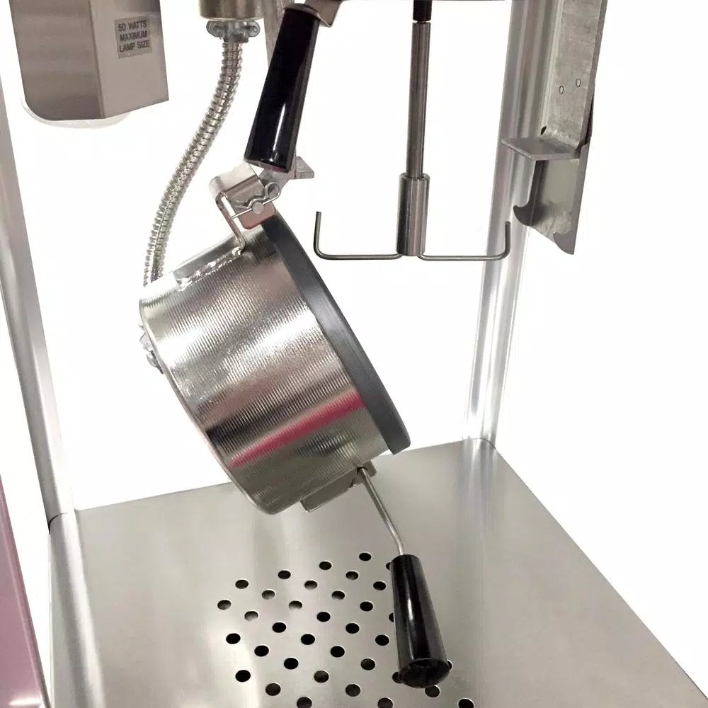 Popcorn Machines Paragon Thrifty Pop 4 Oz. Red Stainless Steel Countertop Popcorn Machine - Image 2