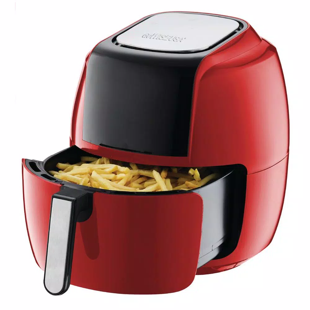 Air Fryers GoWISE USA 8-in-1 7.0 Qt. Red Electric Air Fryer With Recipe Book - Image 4