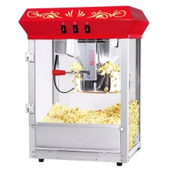 Popcorn Machines Great Northern Foundation 8 Oz. Red Countertop Popcorn Machine