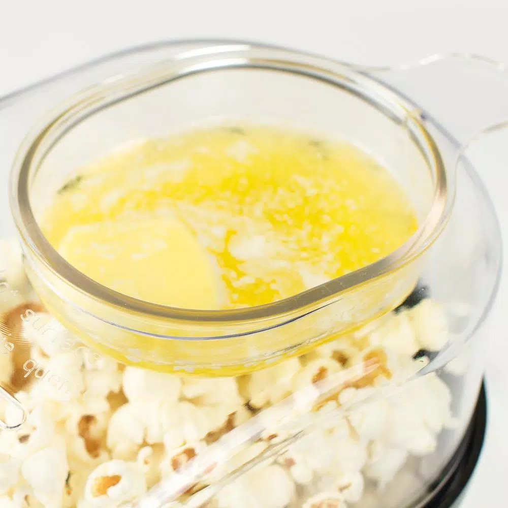 Popcorn Machines Nostalgia Air Pop Hot Air 4 Oz. Red Countertop Popcorn Machine - Image 5