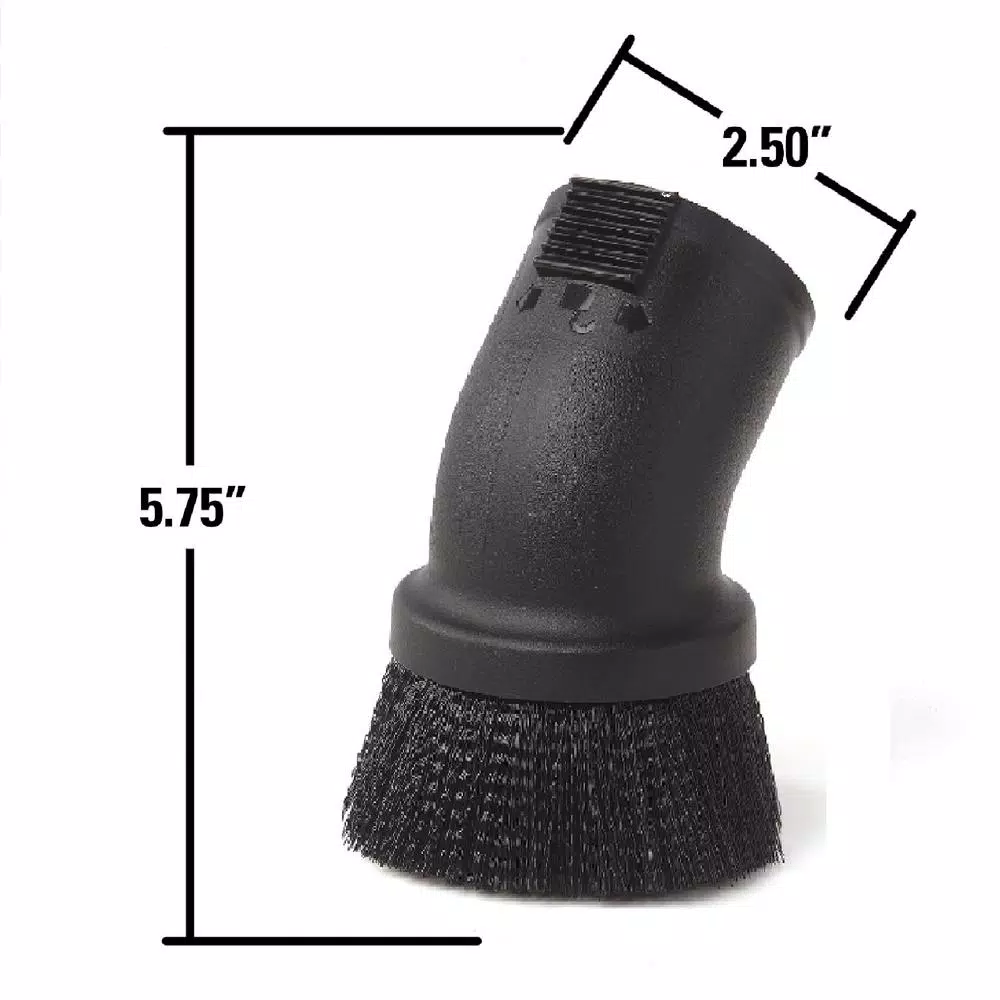 Vacuum Parts RIDGID 2-1/2 In. Locking Accessory Round Dusting Brush For Wet/Dry Vacs - Image 6