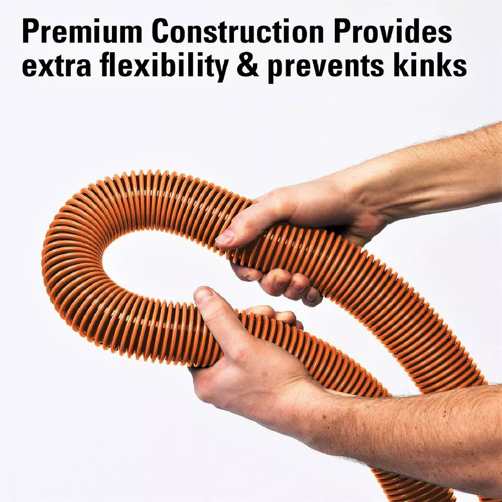 Vacuum Parts RIDGID 1-7/8 In. X 10 Ft. Pro-Grade Locking Vacuum Hose Kit For RIDGID Wet/Dry Shop Vacuums - Image 5
