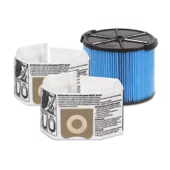 Vacuum Parts RIDGID Filter Kit With VF3500 Fine Dust Filter And VF3501 Dust Bags (2-pack) For 3 To 4.5 Gal. RIDGID Wet/Dry Shop Vacuums