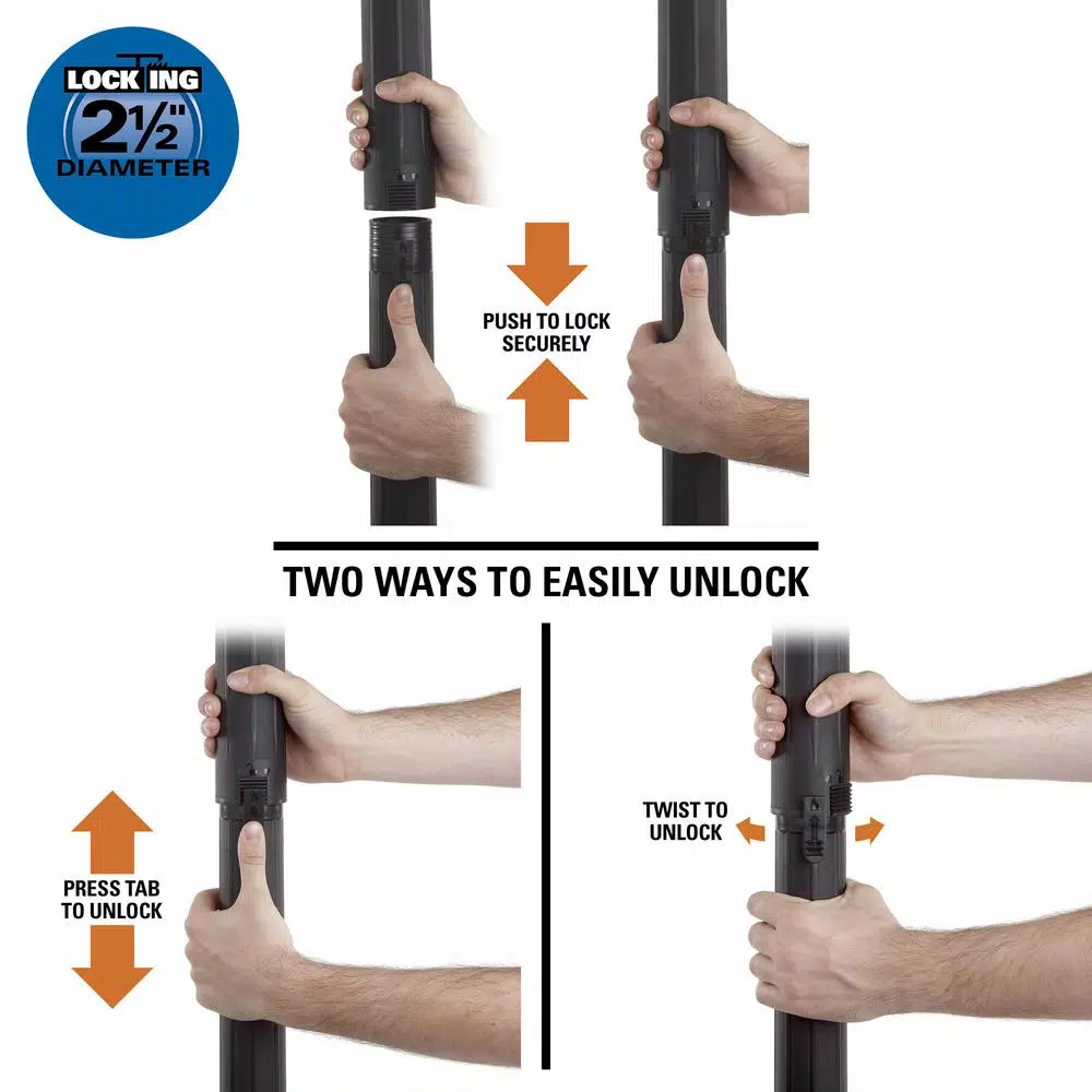 Vacuum Parts RIDGID 2-1/2 In. Gutter Cleaning Accessory Kit For RIDGID Wet/Dry Shop Vacuums - Image 4