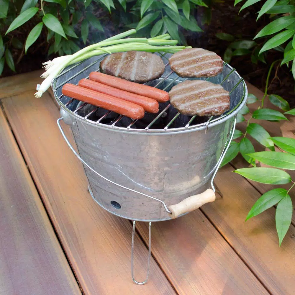 Electric Skillets & Indoor Grills Artland Masonware Portable Silver Colored Beach Grill - Image 3