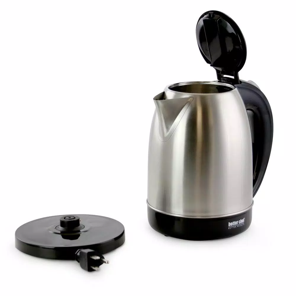Electric Kettles Better Chef 7-Cup Stainless Steel Cordless Electric Tea Kettle - Image 4