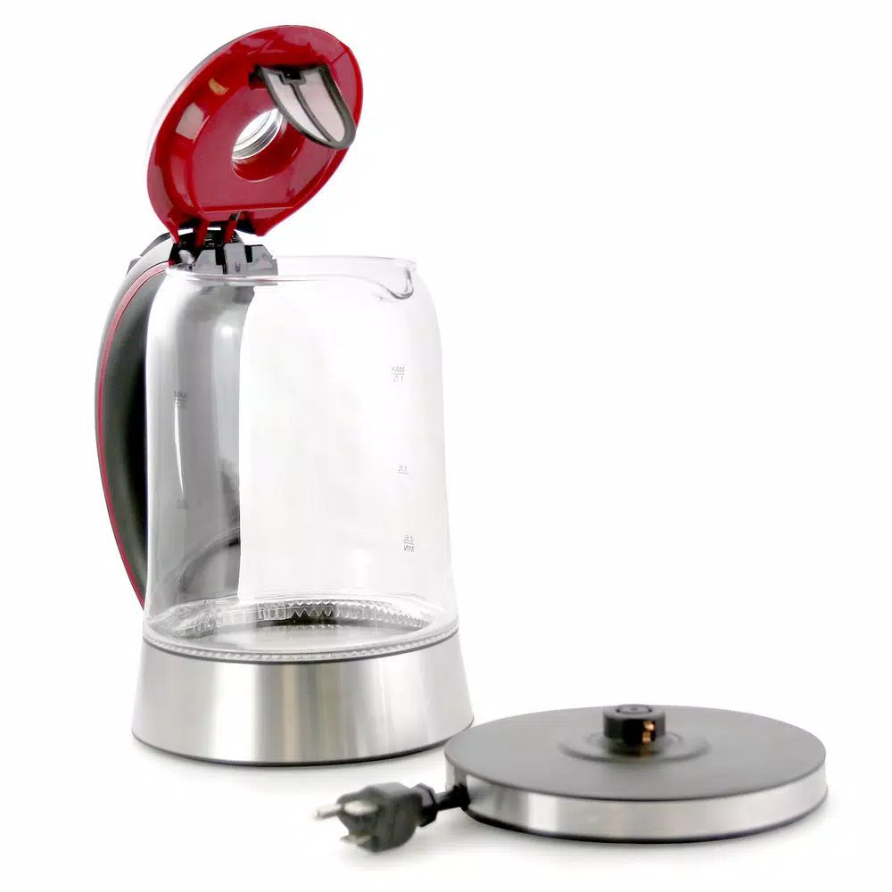 Electric Kettles Better Chef 7-Cup Glass And Stainless Steel Cordless Electric Tea Kettle - Image 4