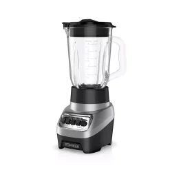 Blenders BLACK+DECKER 48 Oz. 4-Speeds Silver Glass Jar Blender