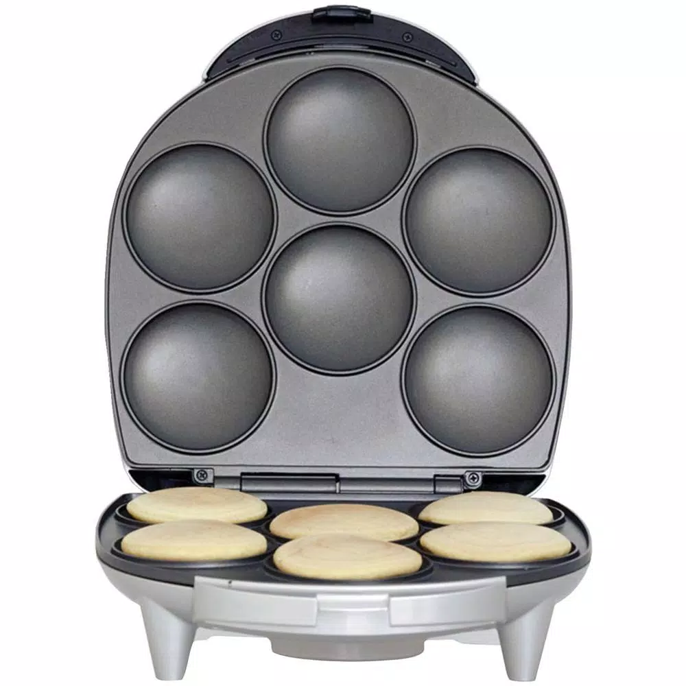 Electric Skillets & Indoor Grills Brentwood Appliances Silver Nonstick Arepa Maker (6-Piece) - Image 6