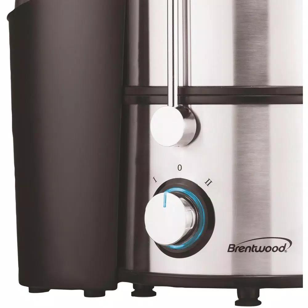 Juicers Brentwood Appliances 800 W 34 Oz. Silver 2-Speed Electric Juice Extractor - Image 2