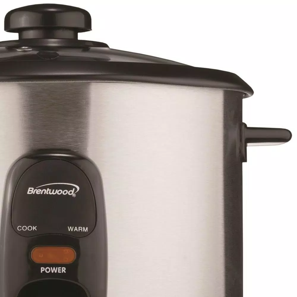 Cookers Brentwood 10-Cup Silver Rice Cooker - Image 4
