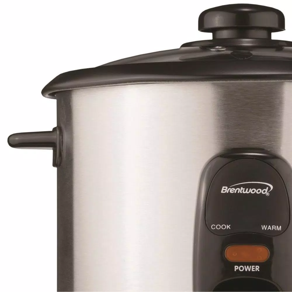 Cookers Brentwood 10-Cup Silver Rice Cooker - Image 3