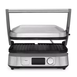 Electric Skillets & Indoor Grills Cuisinart Griddler 5 Brushed Stainless Steel Panini Press And Griddle