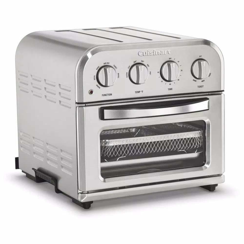 Air Fryers Cuisinart Compact 1.2 Qt. Silver Airfryer Toaster Oven - Image 2