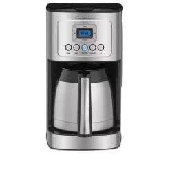 Coffee Makers Cuisinart 12-Cup Programmable Silver Coffee Maker With Built-In Timer