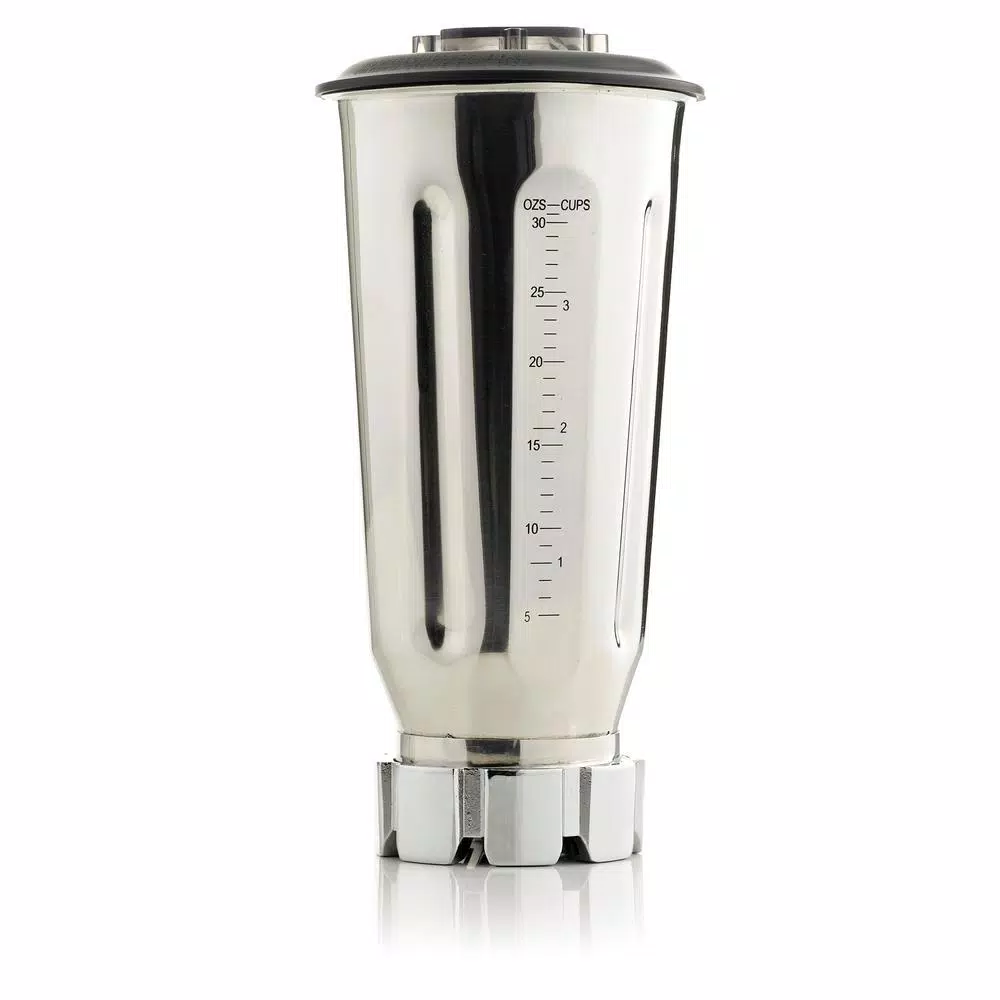 Blenders Omega 1 HP 32 Oz. 2-Speed Silver Blender With Stainless Steel Jar - Image 2