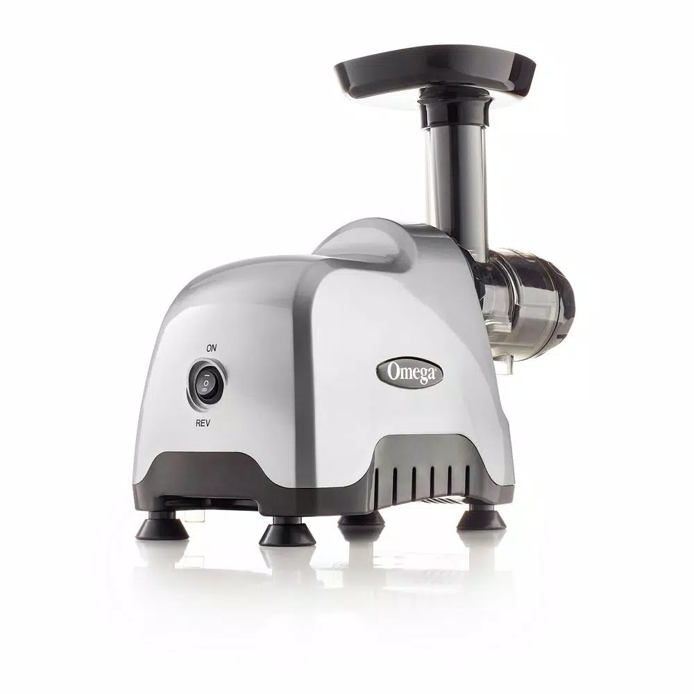 Juicers Omega Compact Slow Masticating Nutrition System Silver Juicer - Image 3
