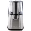 Coffee Makers Ovente 2.1 Oz. Silver Multi-Purpose Electric Coffee Grinder Lid-Activated Switch