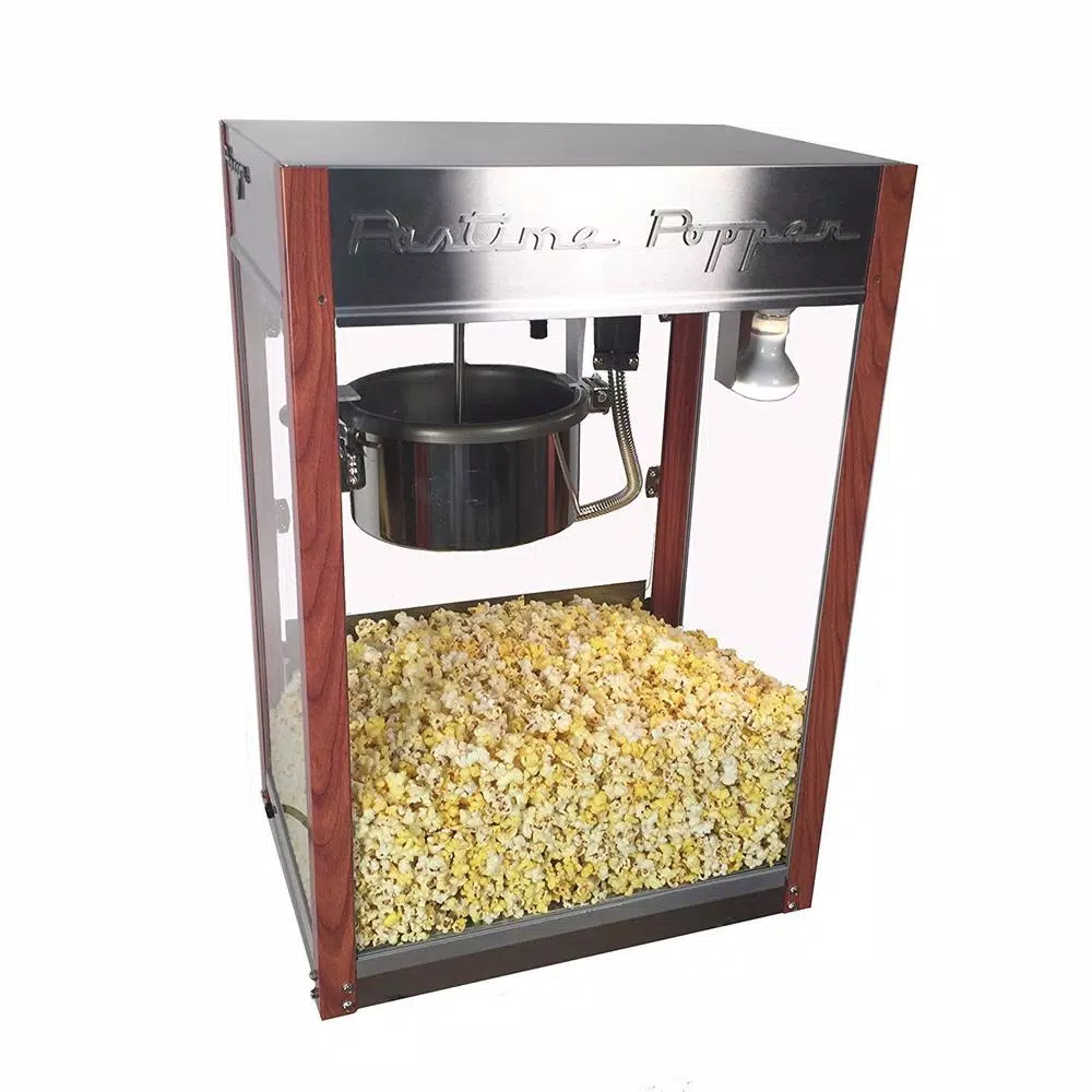 Popcorn Machines Paragon 1971 Pastime Pop 8 Oz. Popcorn Machine With Faux Wood Corner Posts - Image 5