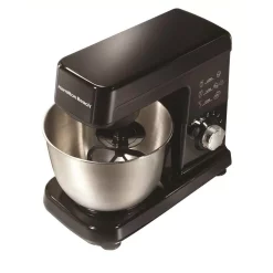 Mixers Hamilton Beach 3.5-Quart Black 6-Speed Stand Mixer