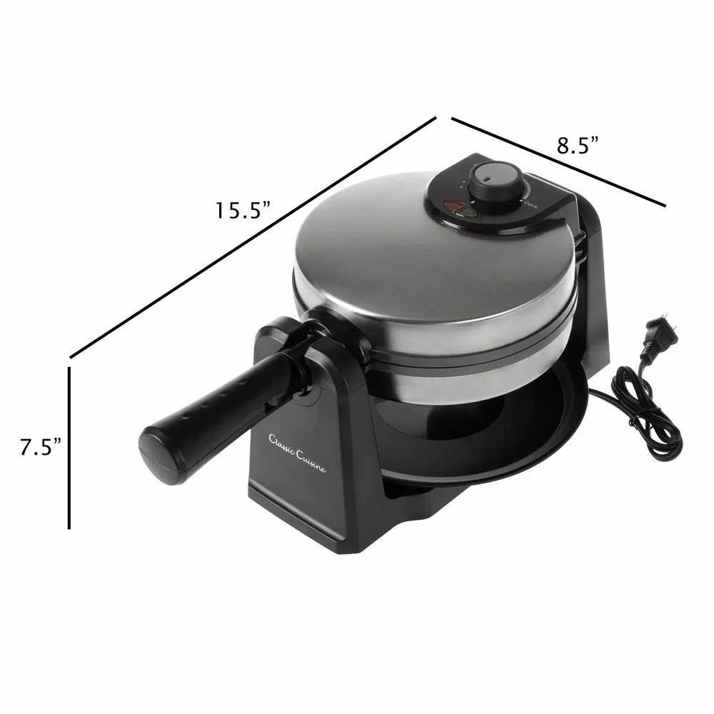 Electric Skillets & Indoor Grills Classic Cuisine Classic Flip Belgian Waffle Maker - Image 2