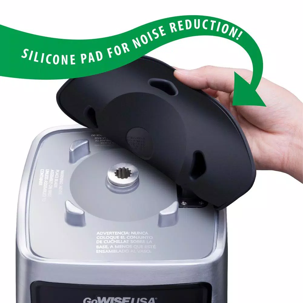 Blenders GoWISE USA High-Speed Premier Cooking 59 Oz. 8-Speed Stainless Steel Glass Pitcher Blender - Image 5