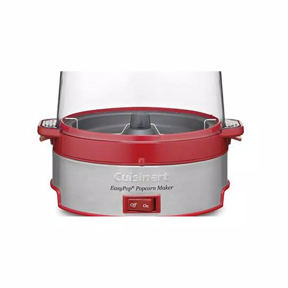 Popcorn Machines Cuisinart 500-Watt 4 Oz. Red Stainless Steel Countertop Popcorn Machine - Image 2