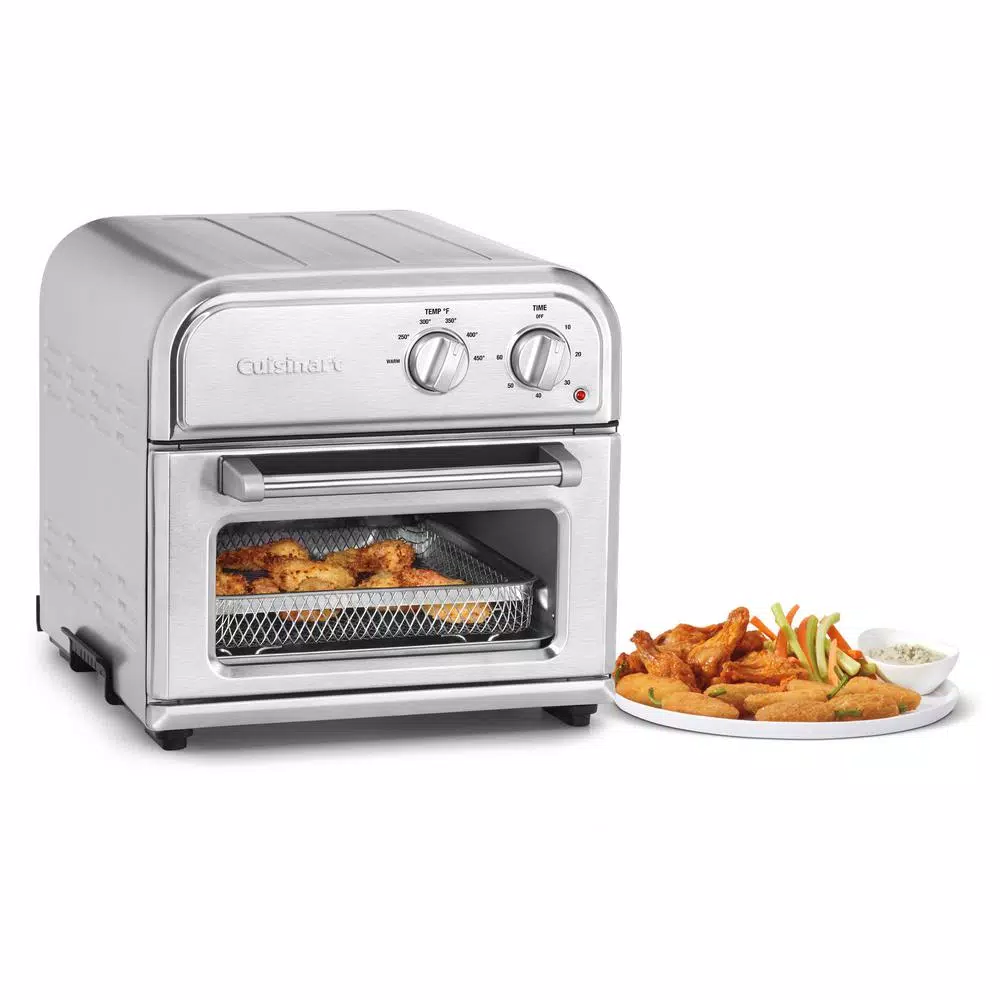 Air Fryers Cuisinart Compact Stainless Steel Air Fryer With Fry Basket - Image 3
