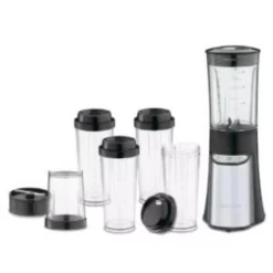 Blenders Cuisinart SmartPower 32 Oz. 3-Speed Stainless Steel Compact Blender With Plastic Jar