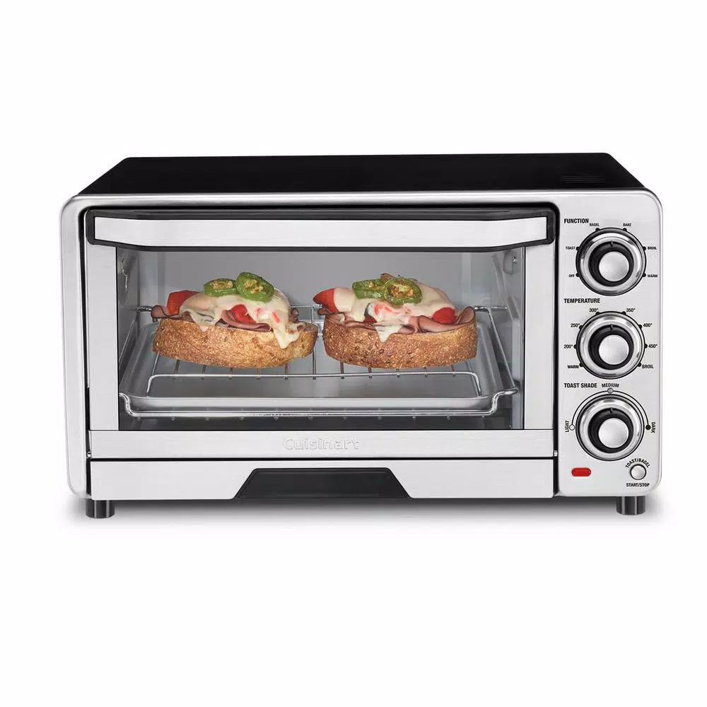 Toasters Cuisinart Custom Classic 1800 W 6-Slice Stainless Steel Toaster Oven With Recipe Book - Image 2