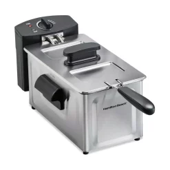 Deep Fryers Hamilton Beach 2 Qt. Stainless Steel Deep Fryer