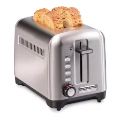 Toasters Hamilton Beach Pro 2-Slice Stainless Steel Wide Slot Toaster