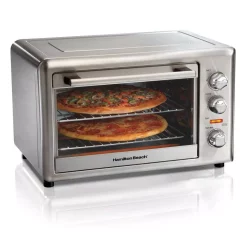 Toasters Hamilton Beach Countertop Stainless Steel Toaster Oven With Convection And Rotisserie