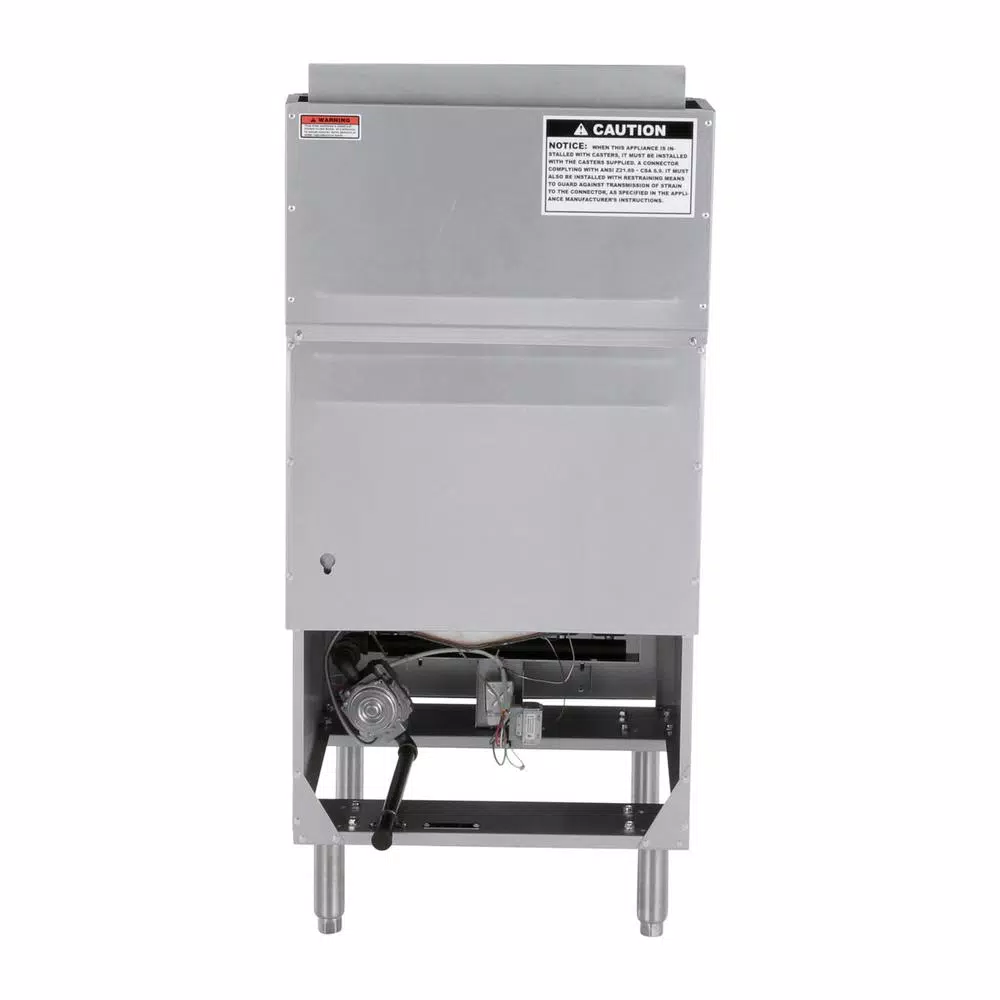 Deep Fryers Magic Chef 52 Qt. Stainless Steel Commercial Natural Gas Fryer - Image 5