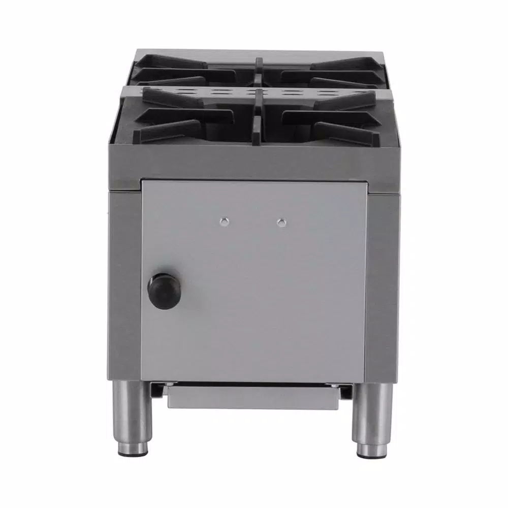 Food Warmers Magic Chef 12 In. W Commercial Natural Gas Countertop Hot Plate In Stainless Steel - Image 5