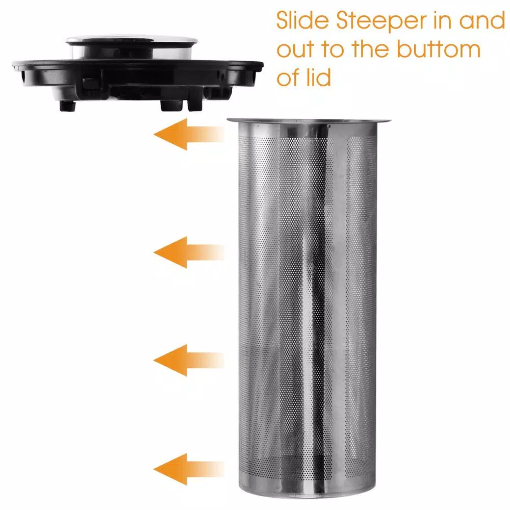 Electric Kettles MegaChef 7.6 Cup Stainless Steel Cordless Electric Kettle With LED Base - Image 6