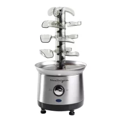 Dessert Makers Nostalgia 3-Tier Stainless Steel Cascading Fondue Fountain