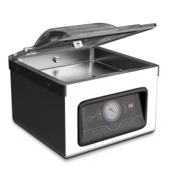 Food Processing NutriChef White Chamber Food Vacuum Sealer System – Commercial Electric Air Seal Preserver With Air Vac Bags (Stainless Steel)