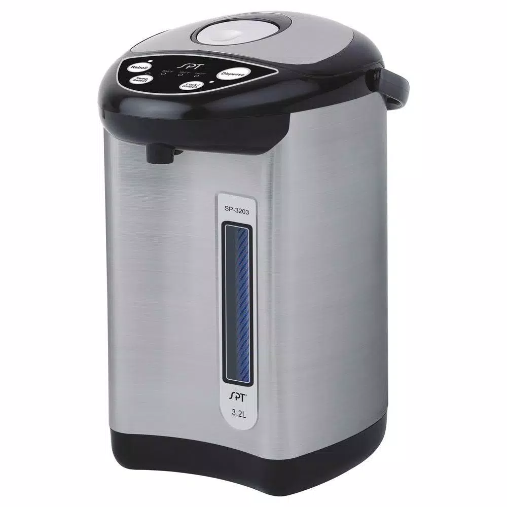 Electric Kettles SPT SPT 13.5-Cup Stainless Steel Electric Kettle And Hot Water Dispenser