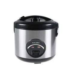 Cookers Tayama 10-Cups Stainless Steel Rice Cooker And Food Steamer